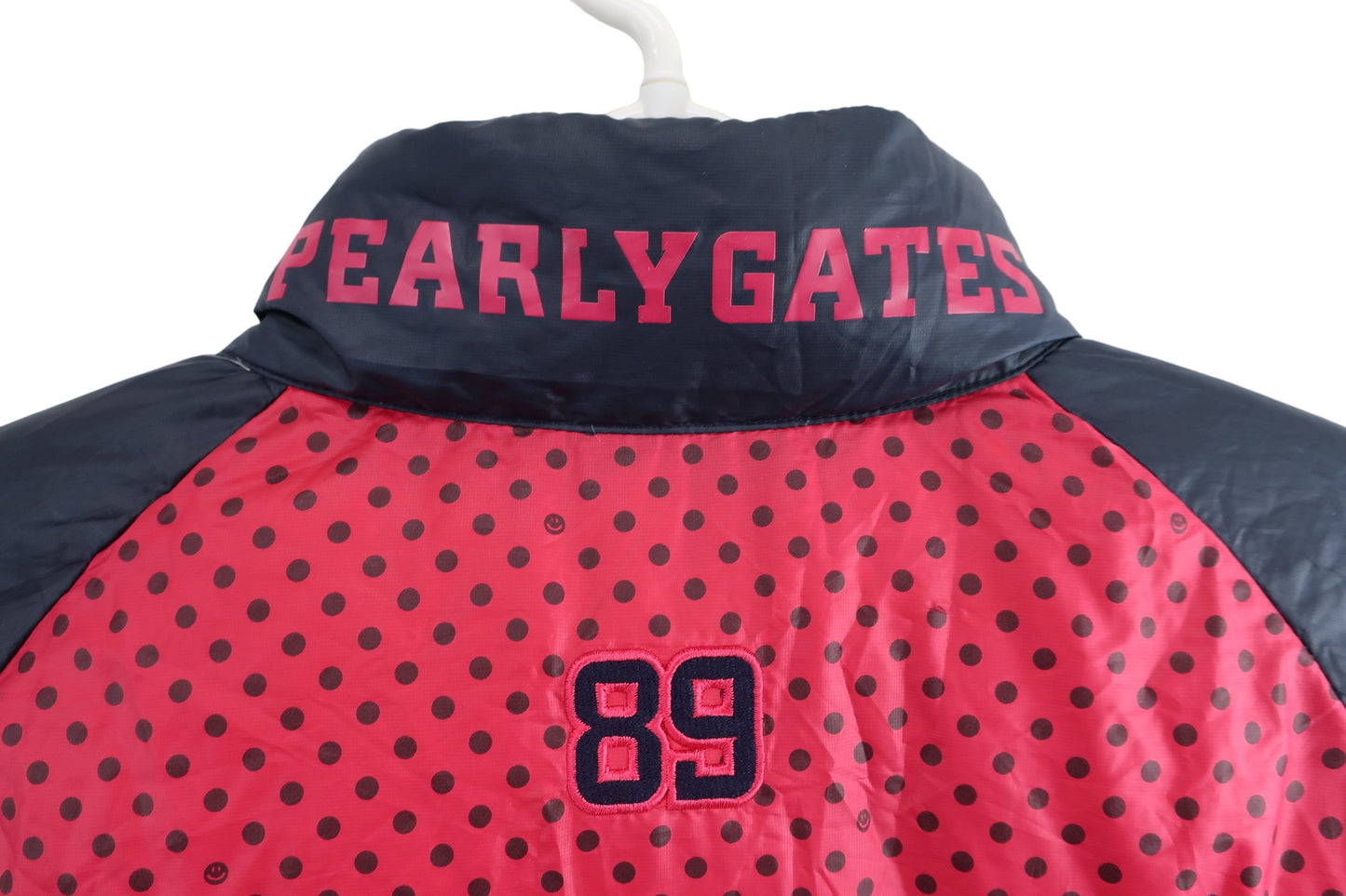 PEARLY GATES(パーリーゲイツ) 中綿ジャケット 黒ピンクドット レディース 2 055-6120002 A-7