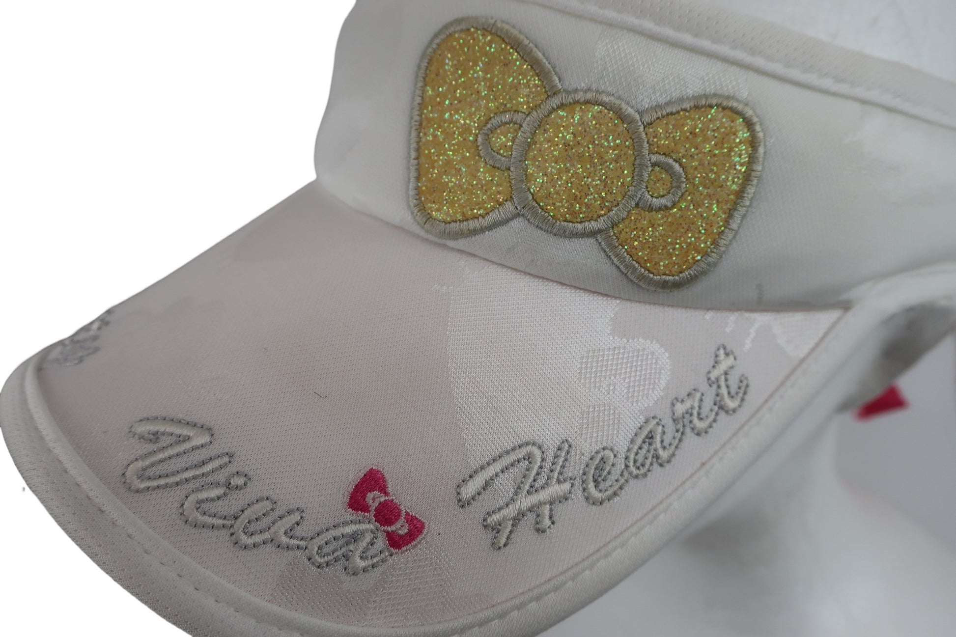 VIVA HEART(ビバハート) サンバイザー 白 レディース 40 B-6