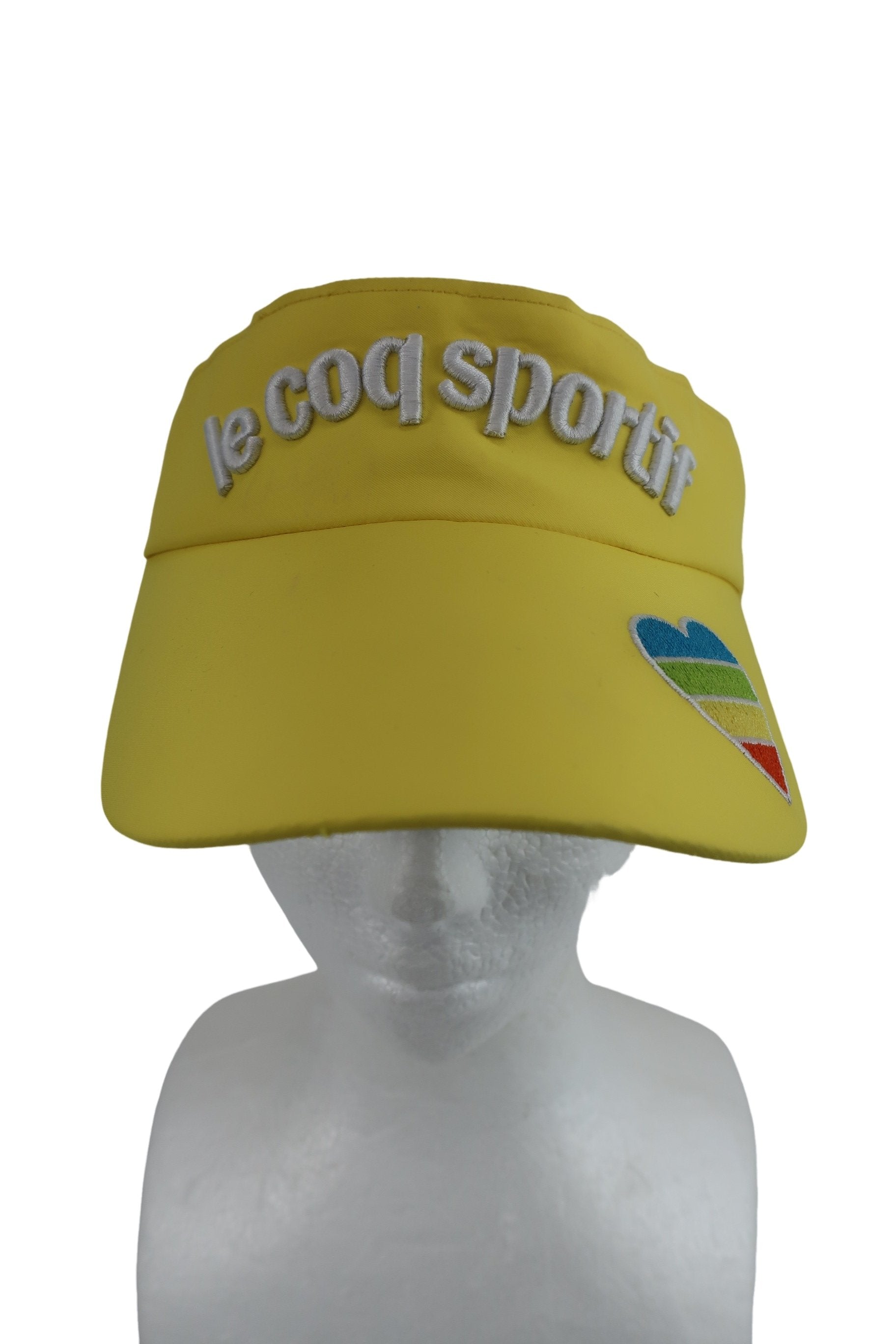 le coq sportif(ルコックスポルティフ) サンバイザー 黄色 レディース F B-2