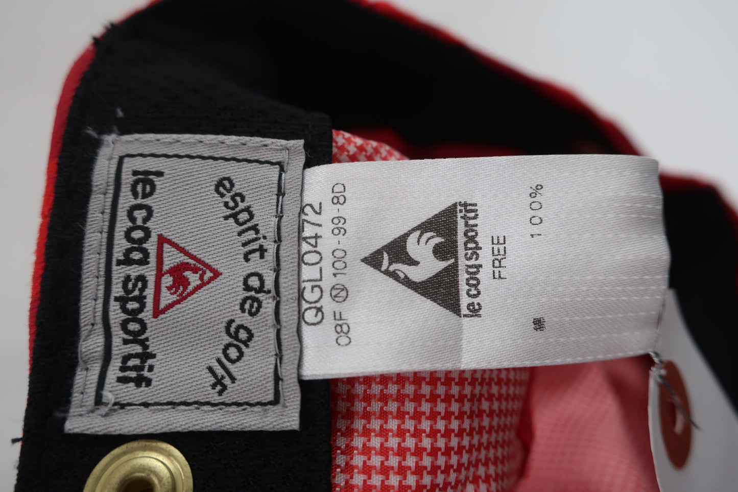 le coq sportif(ルコックスポルティフ) キャスケット 赤 レディース F A-8