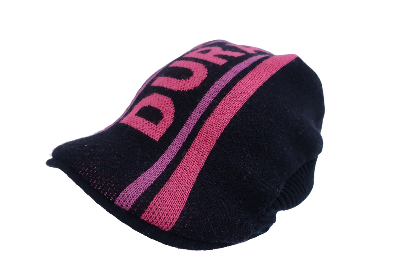 le coq sportif(ルコックスポルティフ) ニットキャスケット 黒ピンク レディース F B-1