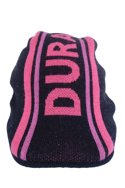 le coq sportif(ルコックスポルティフ) ニットキャスケット 黒ピンク レディース F B-2