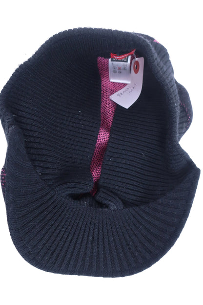 le coq sportif(ルコックスポルティフ) ニットキャスケット 黒ピンク レディース F B-7