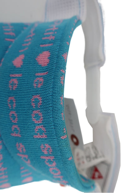 le coq sportif(ルコックスポルティフ) サンバイザー 水色白ピンク レディース F B-9