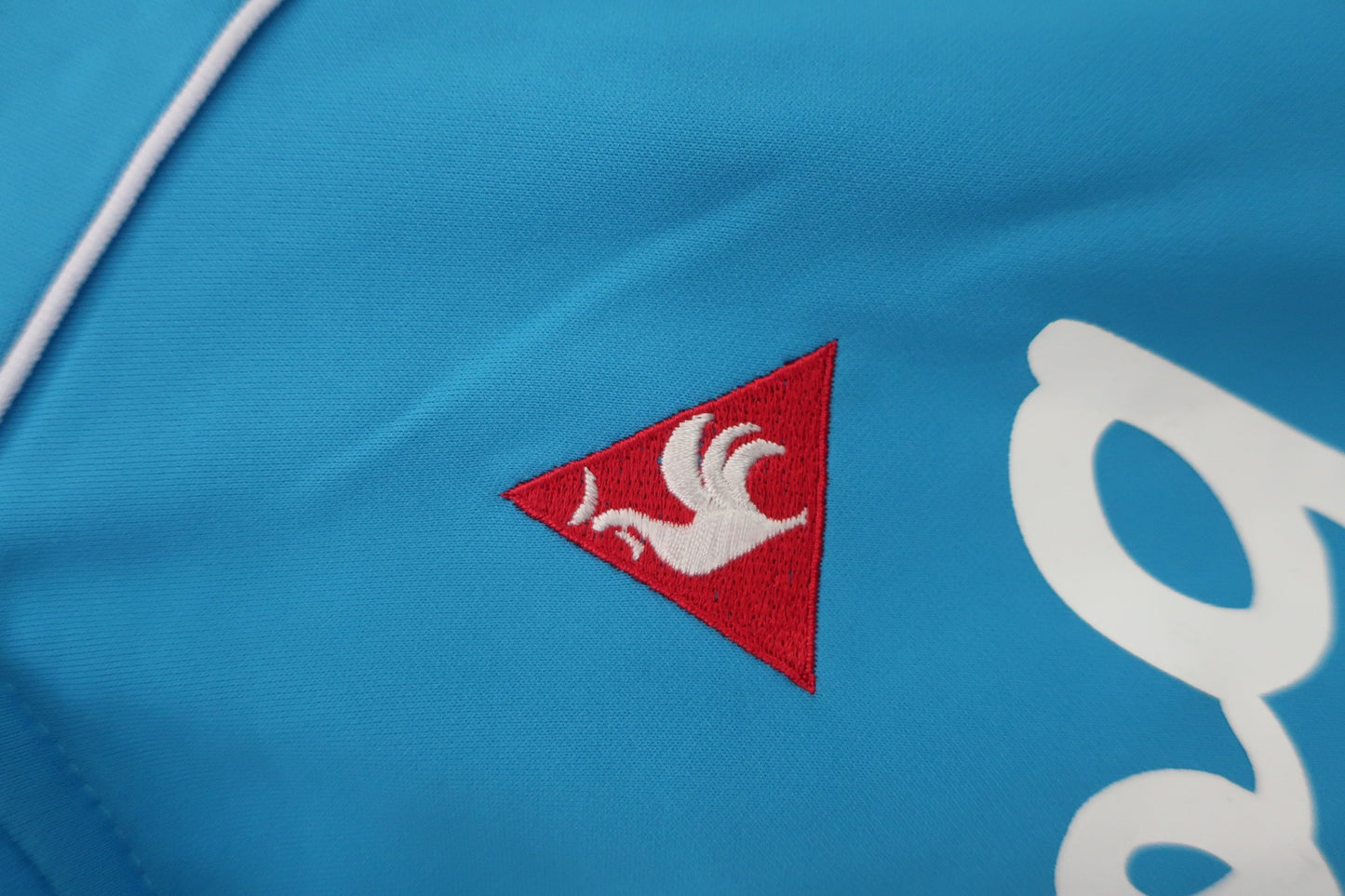 le coq sportif(ルコックスポルティフ) 長袖ハーフジップシャツ 水色 レディース M B-2