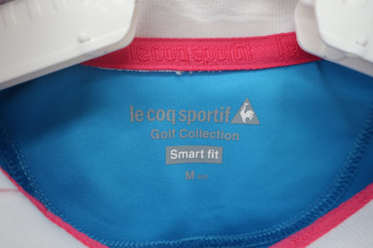 le coq sportif(ルコックスポルティフ) 長袖ハーフジップシャツ 水色 レディース M B-3