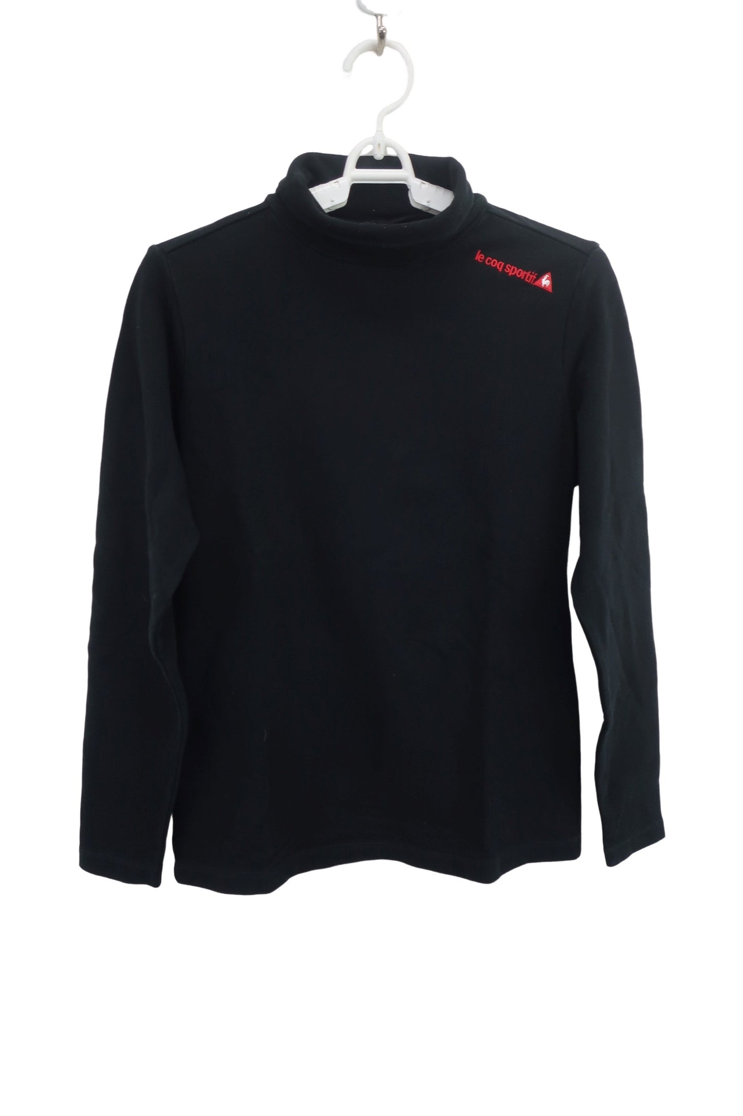 le coq sportif(ルコックスポルティフ) 長袖モックネックシャツ 黒 レディース M B-1