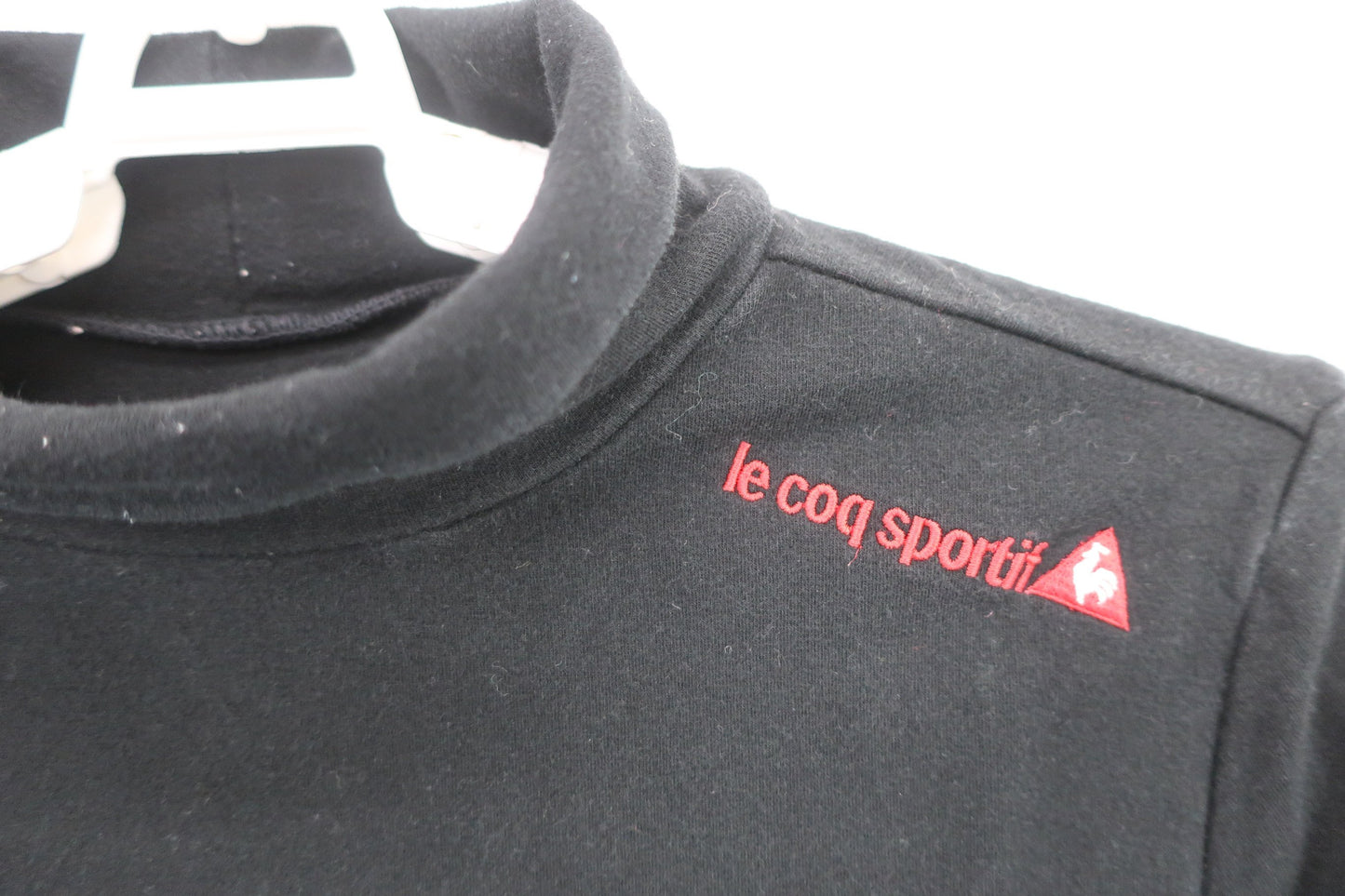 le coq sportif(ルコックスポルティフ) 長袖モックネックシャツ 黒 レディース M B-2