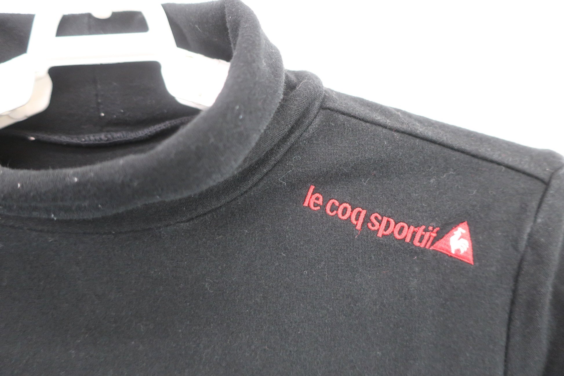 le coq sportif(ルコックスポルティフ) 長袖モックネックシャツ 黒 レディース M B-2