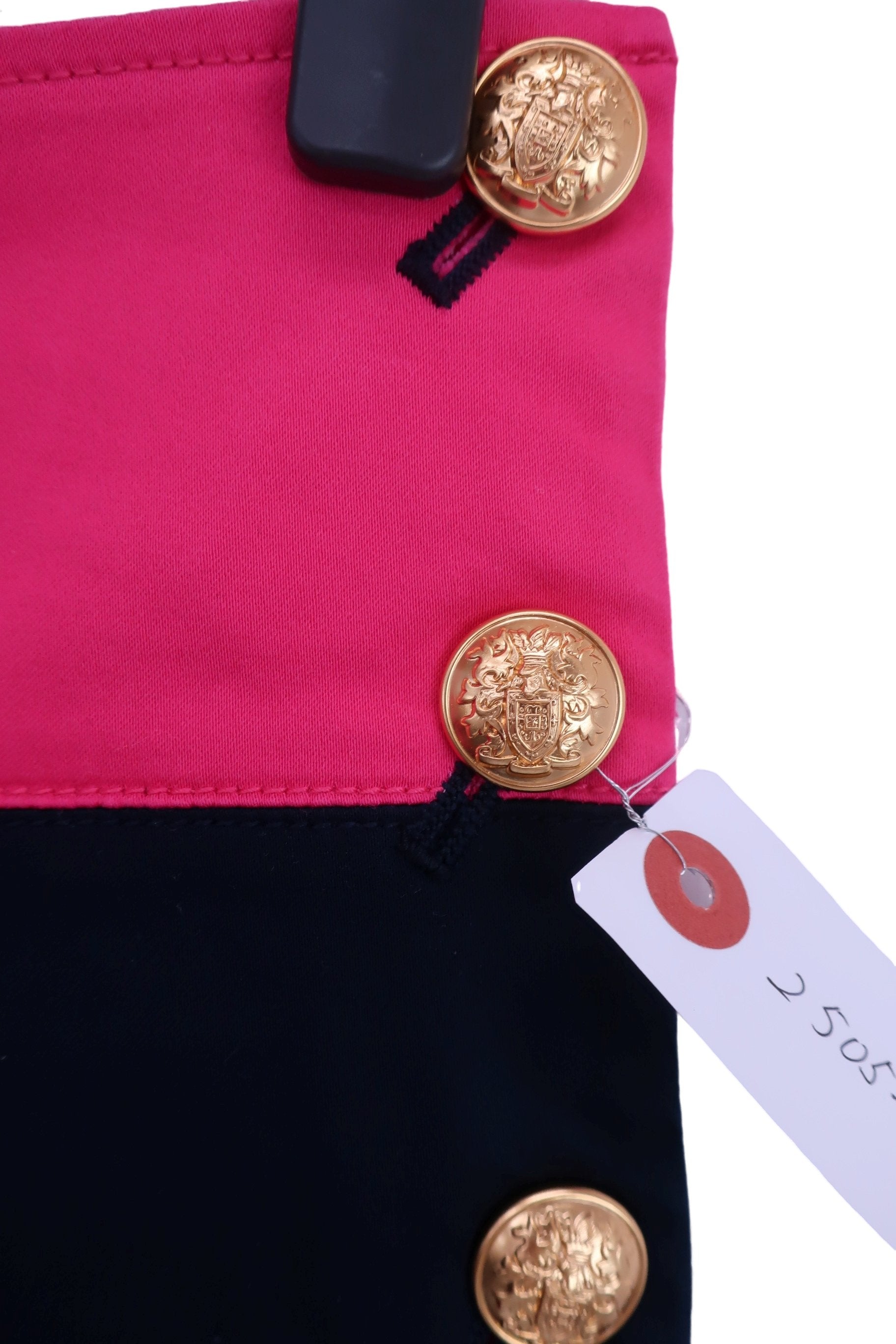 le coq sportif(ルコックスポルティフ) ショートパンツ ピンク黒太ボーダー レディース 7 A-2