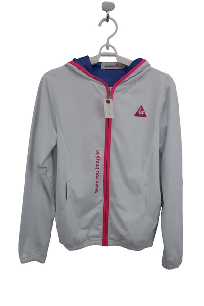 le coq sportif(ルコックスポルティフ) パーカー 白 レディース M A-1