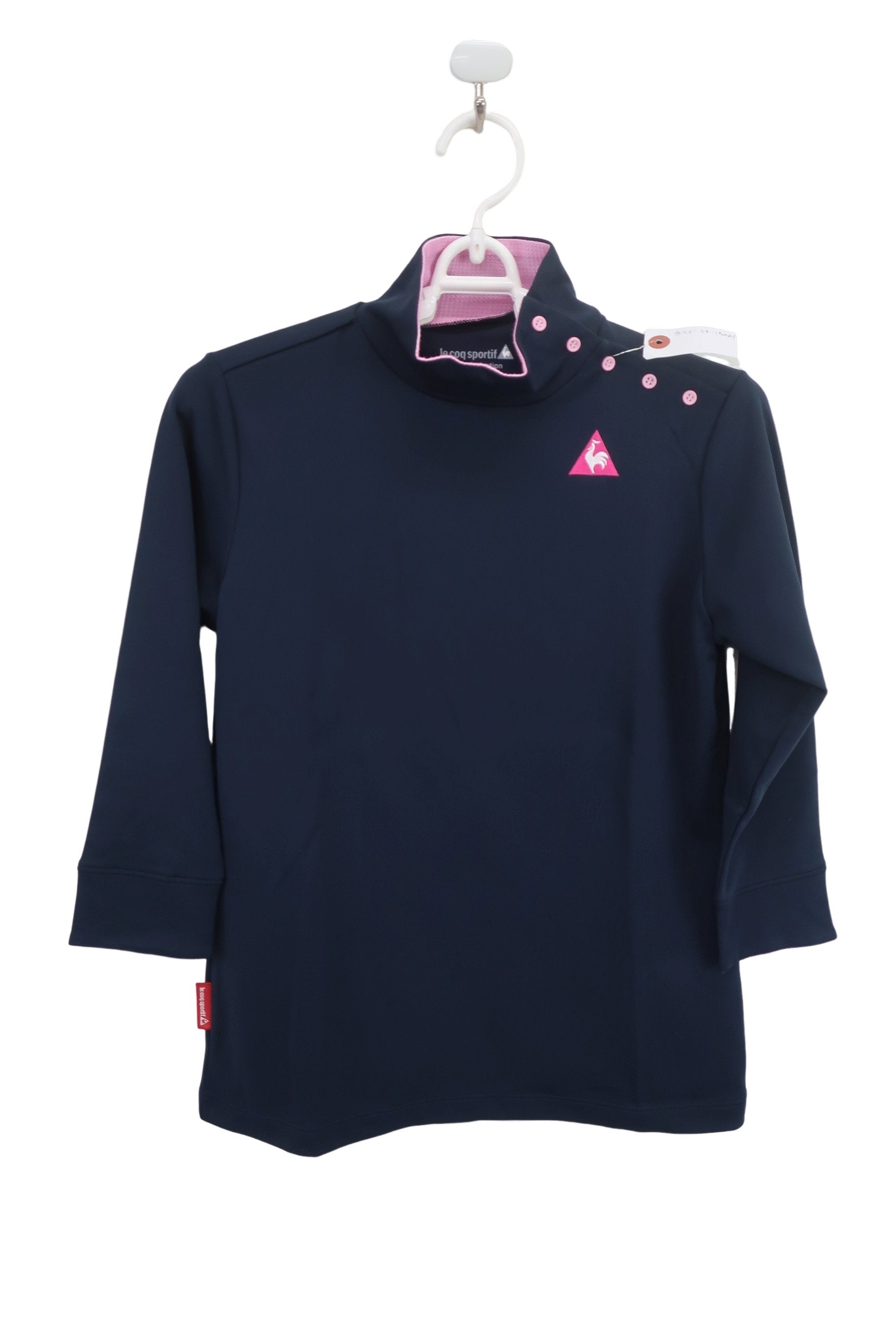 le coq sportif(ルコックスポルティフ) モックネックシャツ ネイビー レディース M A-1