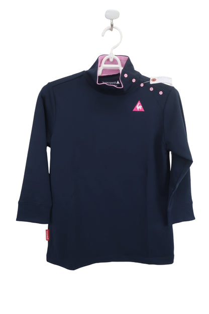 le coq sportif(ルコックスポルティフ) モックネックシャツ ネイビー レディース M A-1