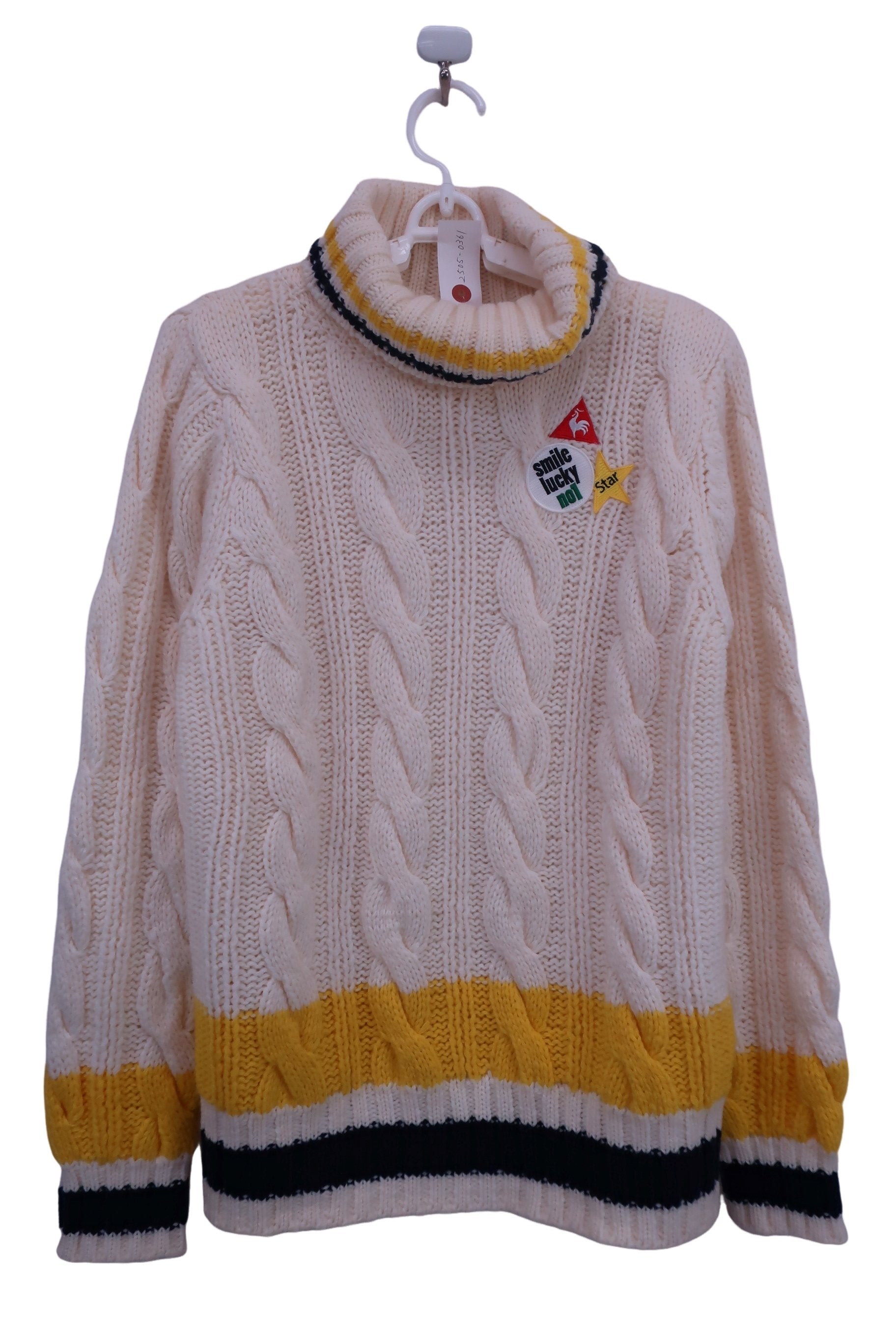 le coq sportif(ルコックスポルティフ) ハイネックセーター 白 レディース M A-1