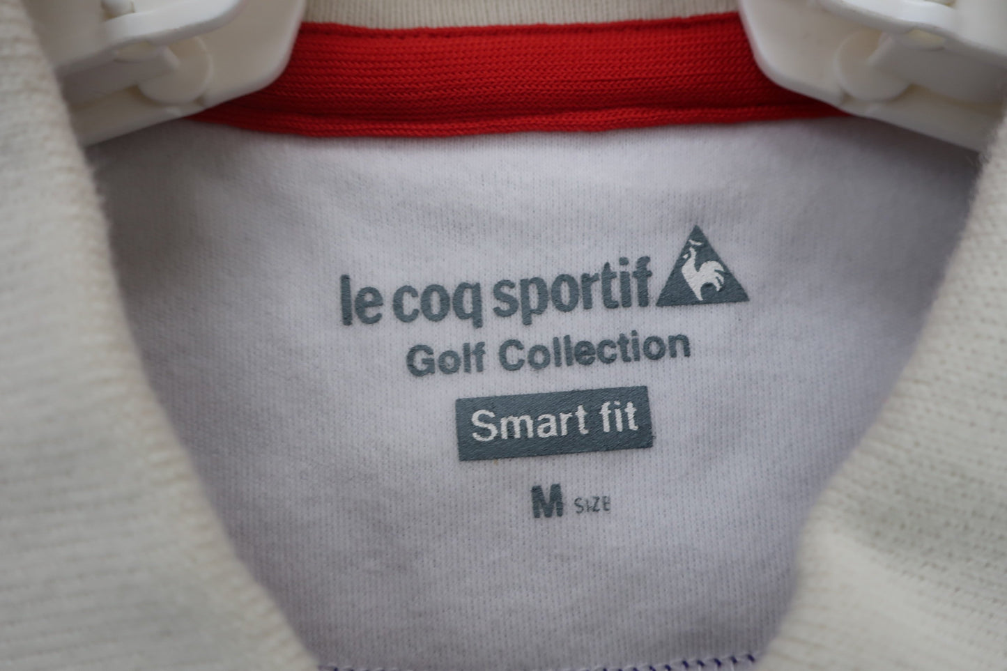 le coq sportif(ルコックスポルティフ) ポロシャツ 紫白文字柄 レディース M B-2