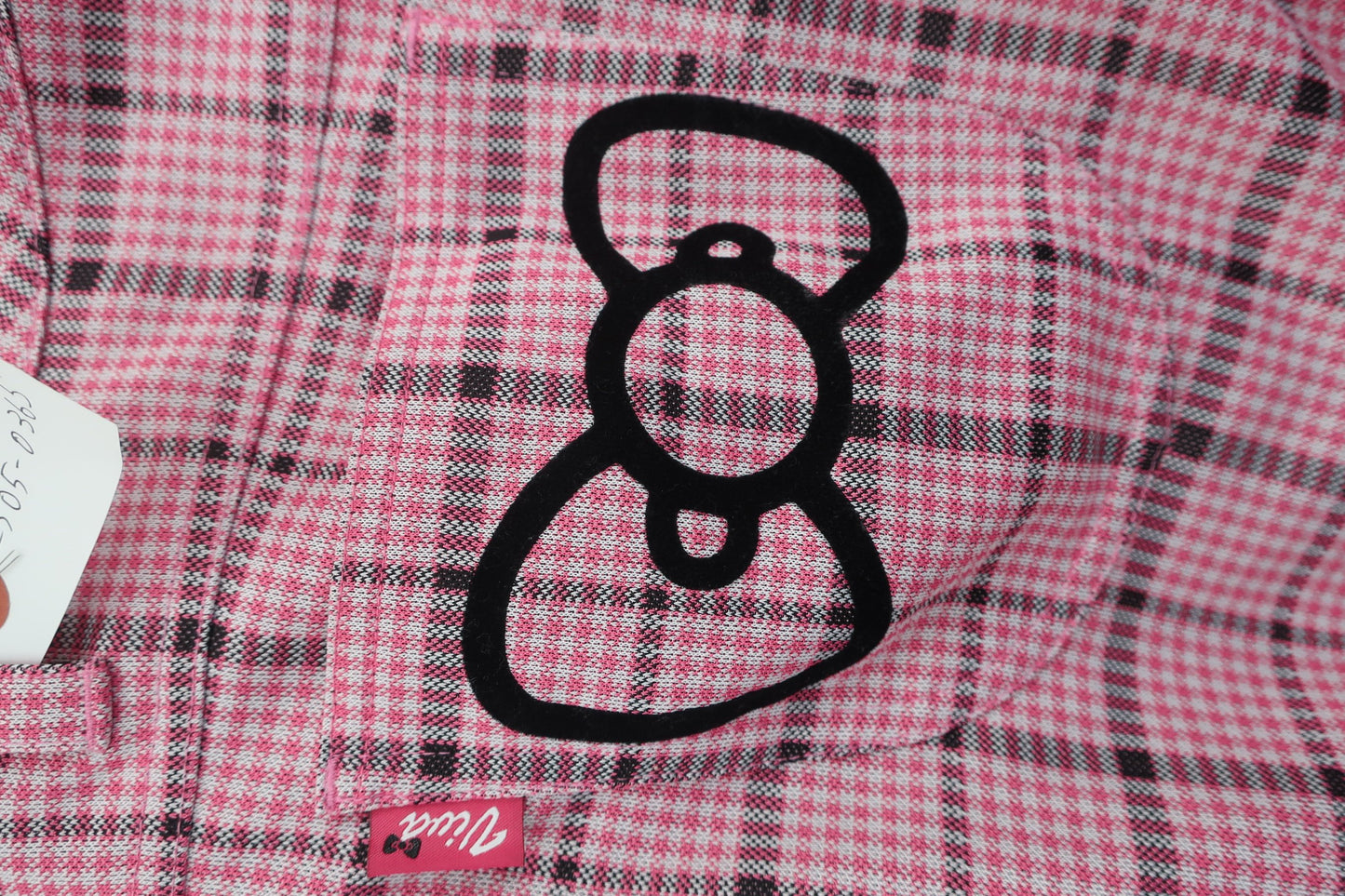 VIVA HEART(ビバハート) パンツ ピンクチェック レディース 38 ハローキティコラボ B-4