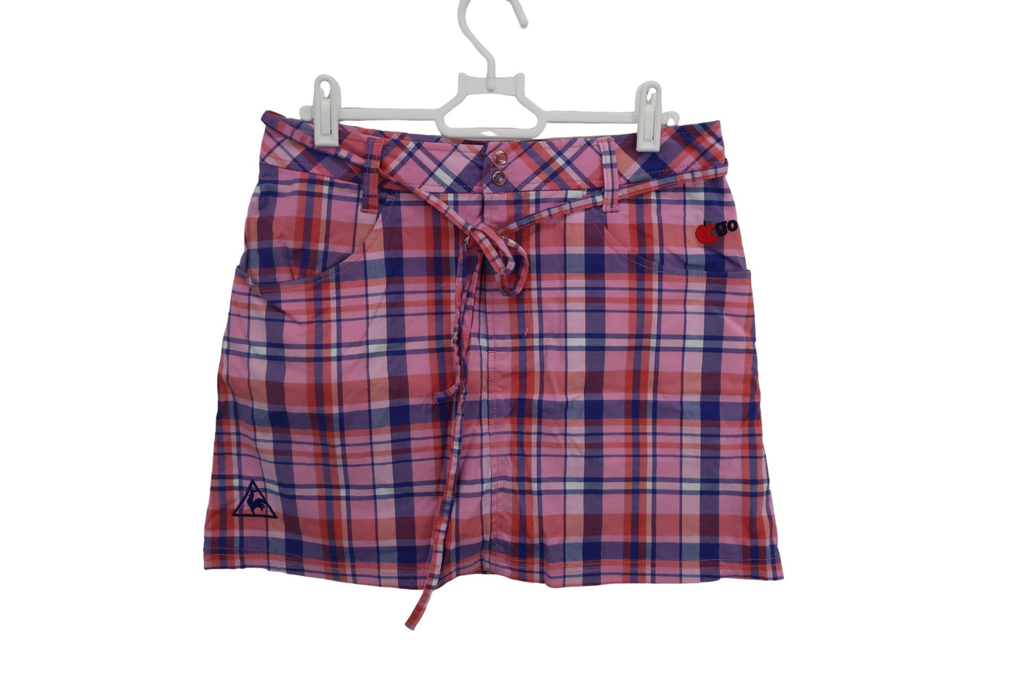 le coq sportif(ルコックスポルティフ) パンツ一体型スカート ピンクチェック レディース 9 B-1