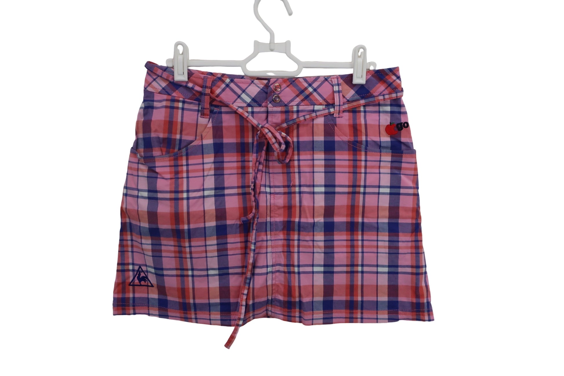 le coq sportif(ルコックスポルティフ) パンツ一体型スカート ピンクチェック レディース 9 B-1