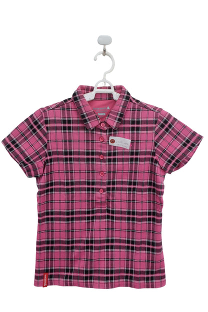 le coq sportif(ルコックスポルティフ) ポロシャツ&スカート セットアップ ピンクチェック レディース M / 9 A-2