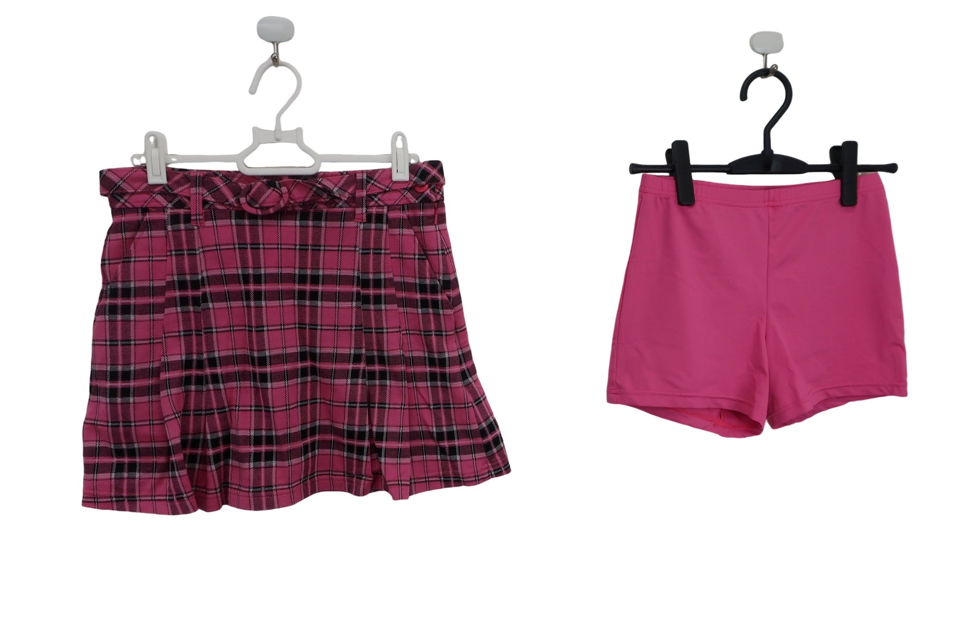 le coq sportif(ルコックスポルティフ) ポロシャツ&スカート セットアップ ピンクチェック レディース M / 9 A-6