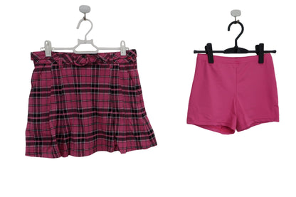 le coq sportif(ルコックスポルティフ) ポロシャツ&スカート セットアップ ピンクチェック レディース M / 9 A-6