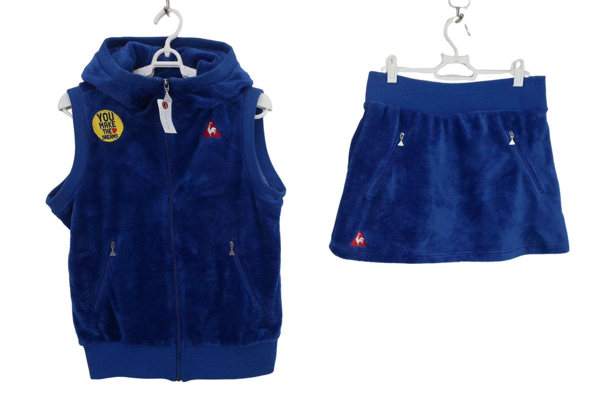 le coq sportif(ルコックスポルティフ) ベスト&スカート セットアップ 青 レディース M A-1