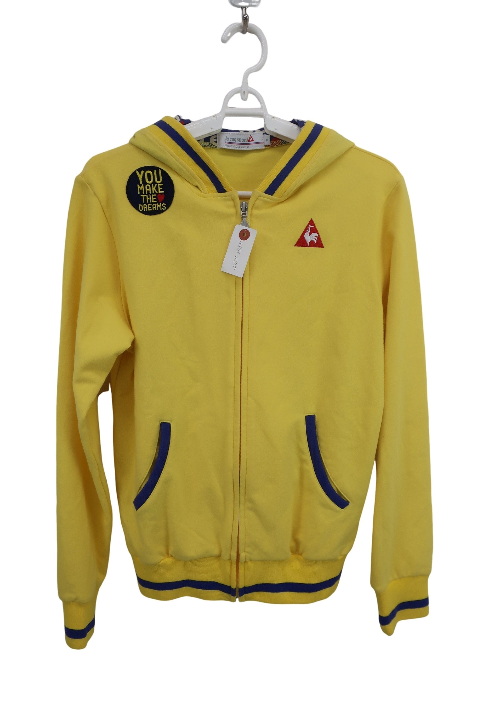 le coq sportif(ルコックスポルティフ) パーカー 黄色 レディース M B-1