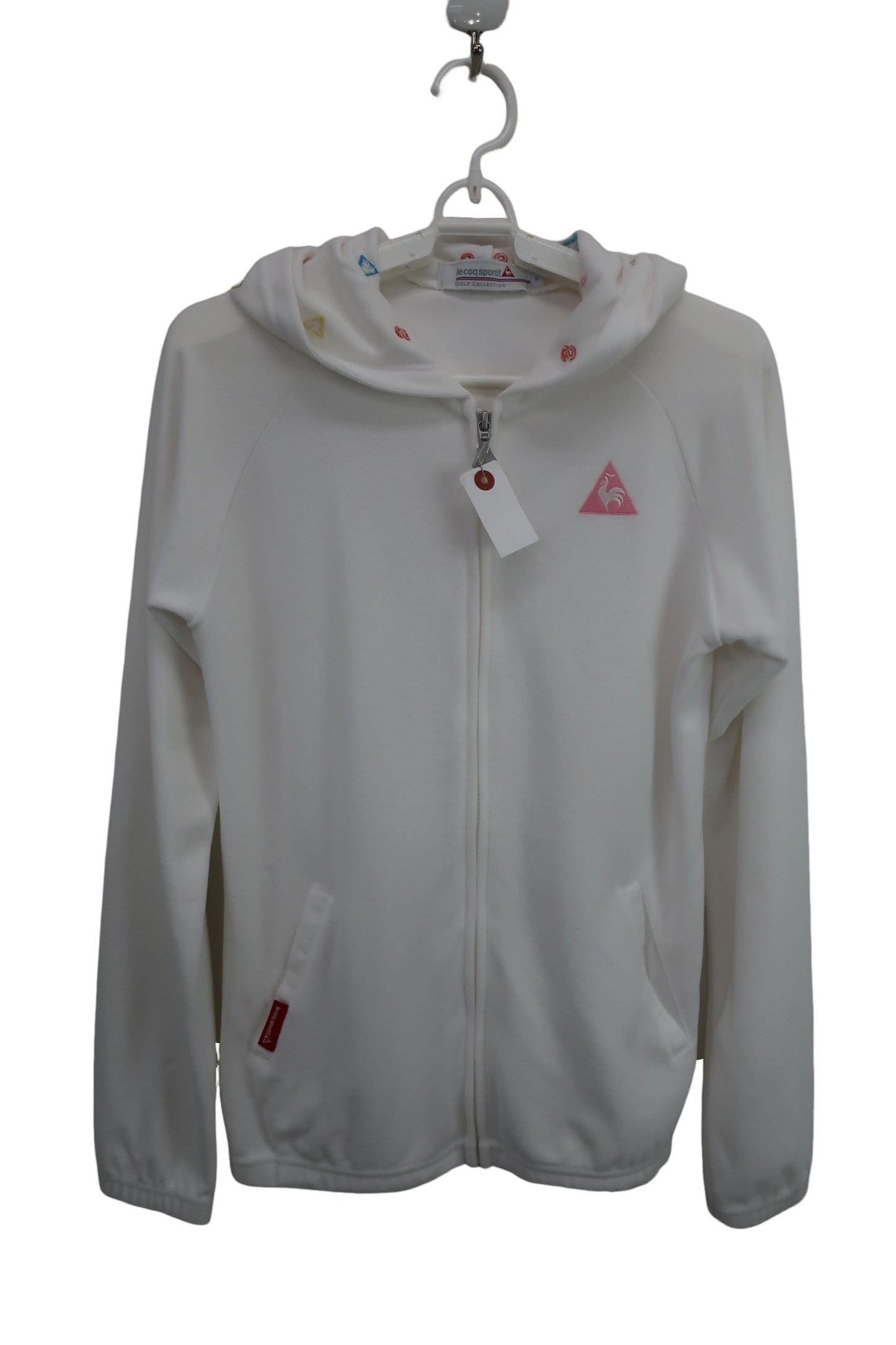 le coq sportif(ルコックスポルティフ) パーカー 白 レディース M B-1