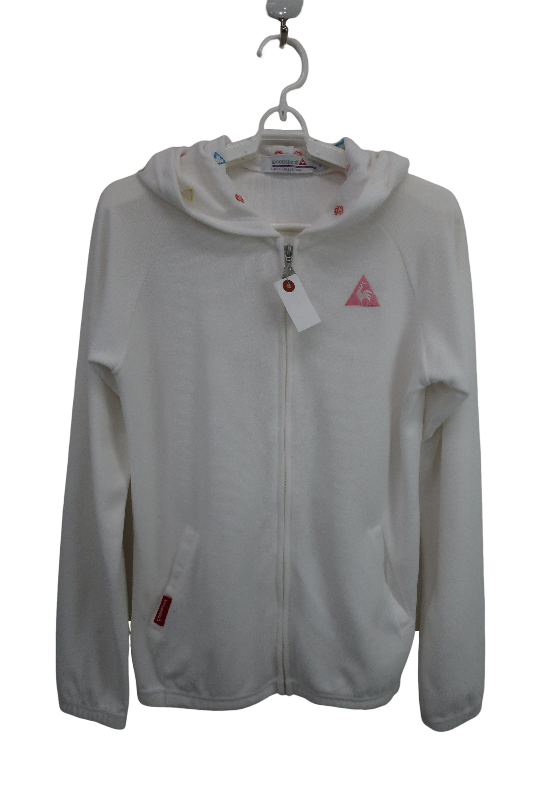 le coq sportif(ルコックスポルティフ) パーカー 白 レディース M B-1