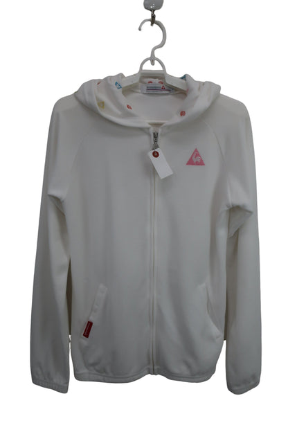 le coq sportif(ルコックスポルティフ) パーカー 白 レディース M B-1
