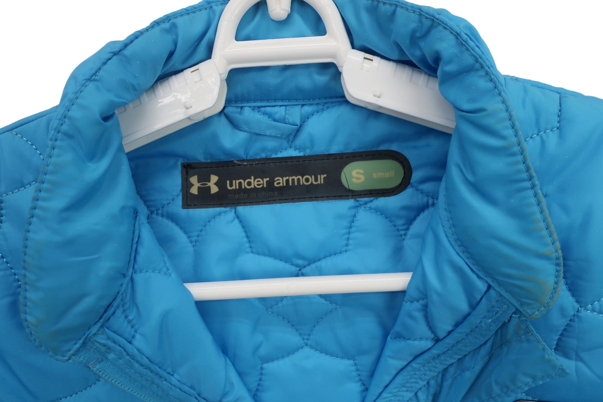 UNDER ARMOUR(アンダーアーマー) ダウンジャケット 水色 レディース S B-5