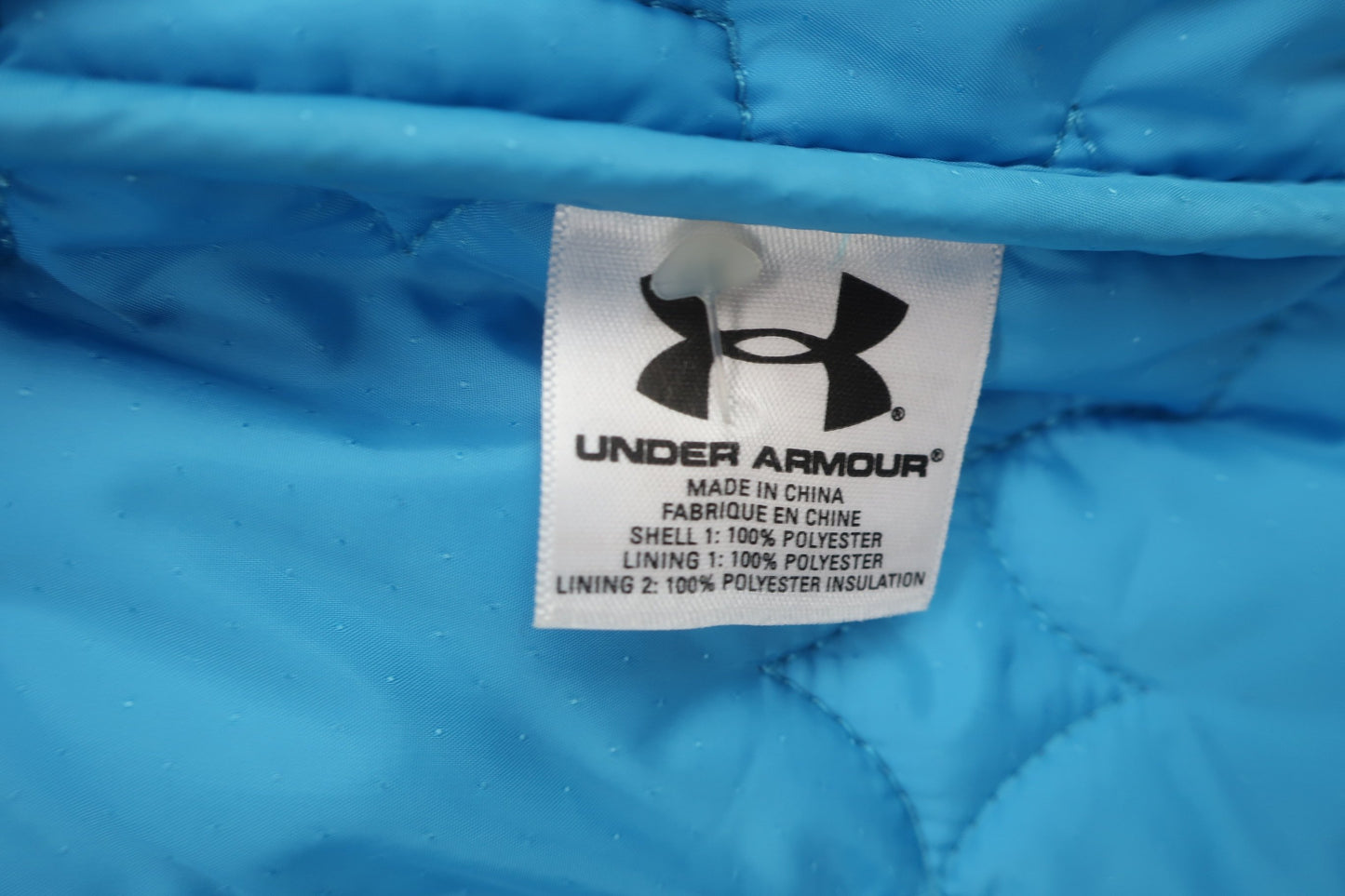 UNDER ARMOUR(アンダーアーマー) ダウンジャケット 水色 レディース S B-7