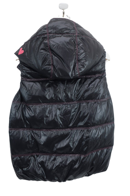 le coq sportif(ルコックスポルティフ) ダウンベスト 黒ピンク レディース M B-6