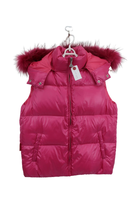 le coq sportif(ルコックスポルティフ) ダウンベスト ピンク レディース M A-1