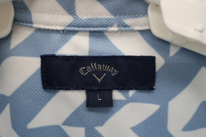 Callaway(キャロウェイ) ポロシャツ 青白 メンズ L 241-7157614 A-4