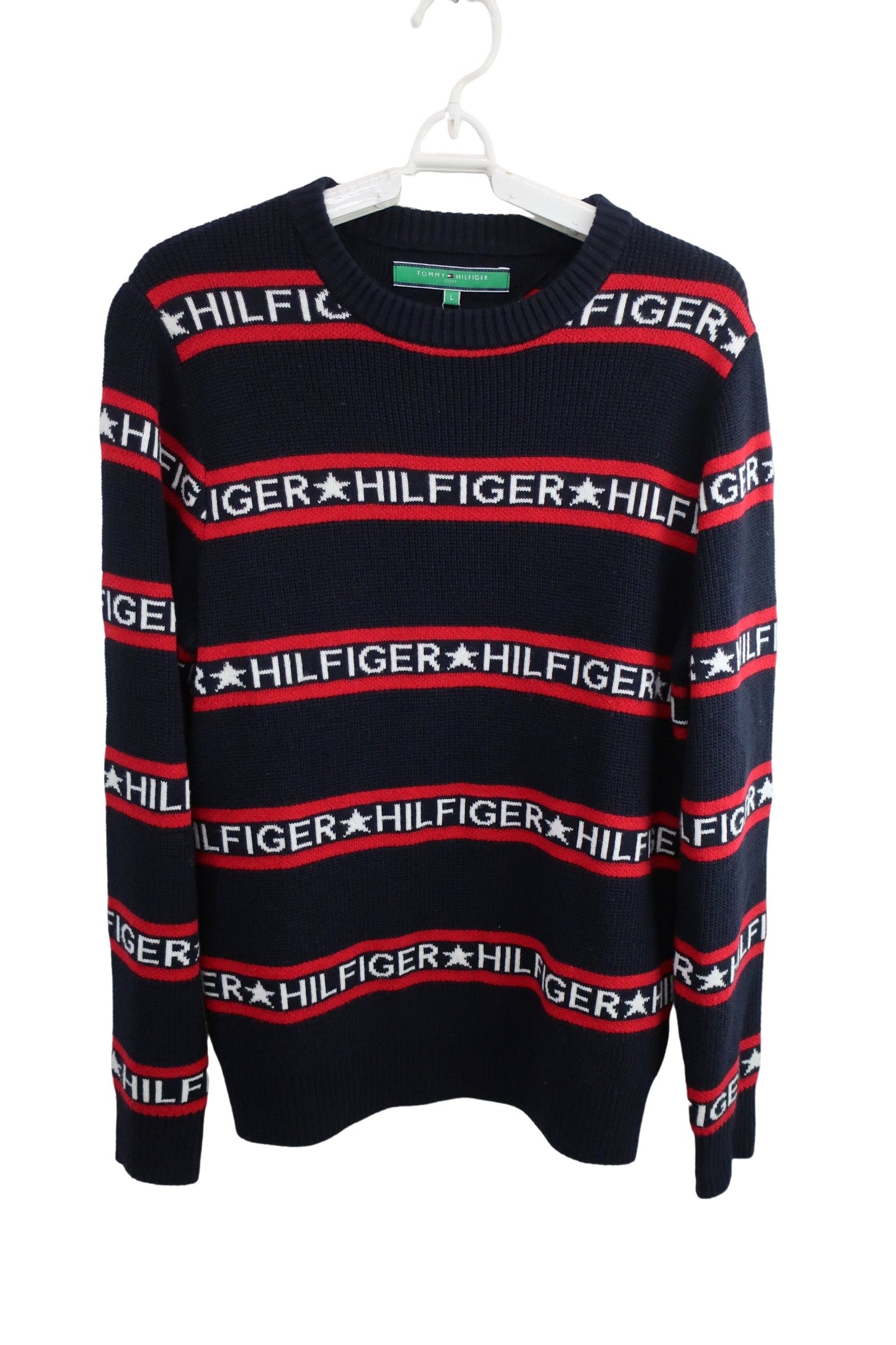 TOMMY HILFIGER GOLF(トミーヒルフィガーゴルフ) セーター ネイビー メンズ L A-1