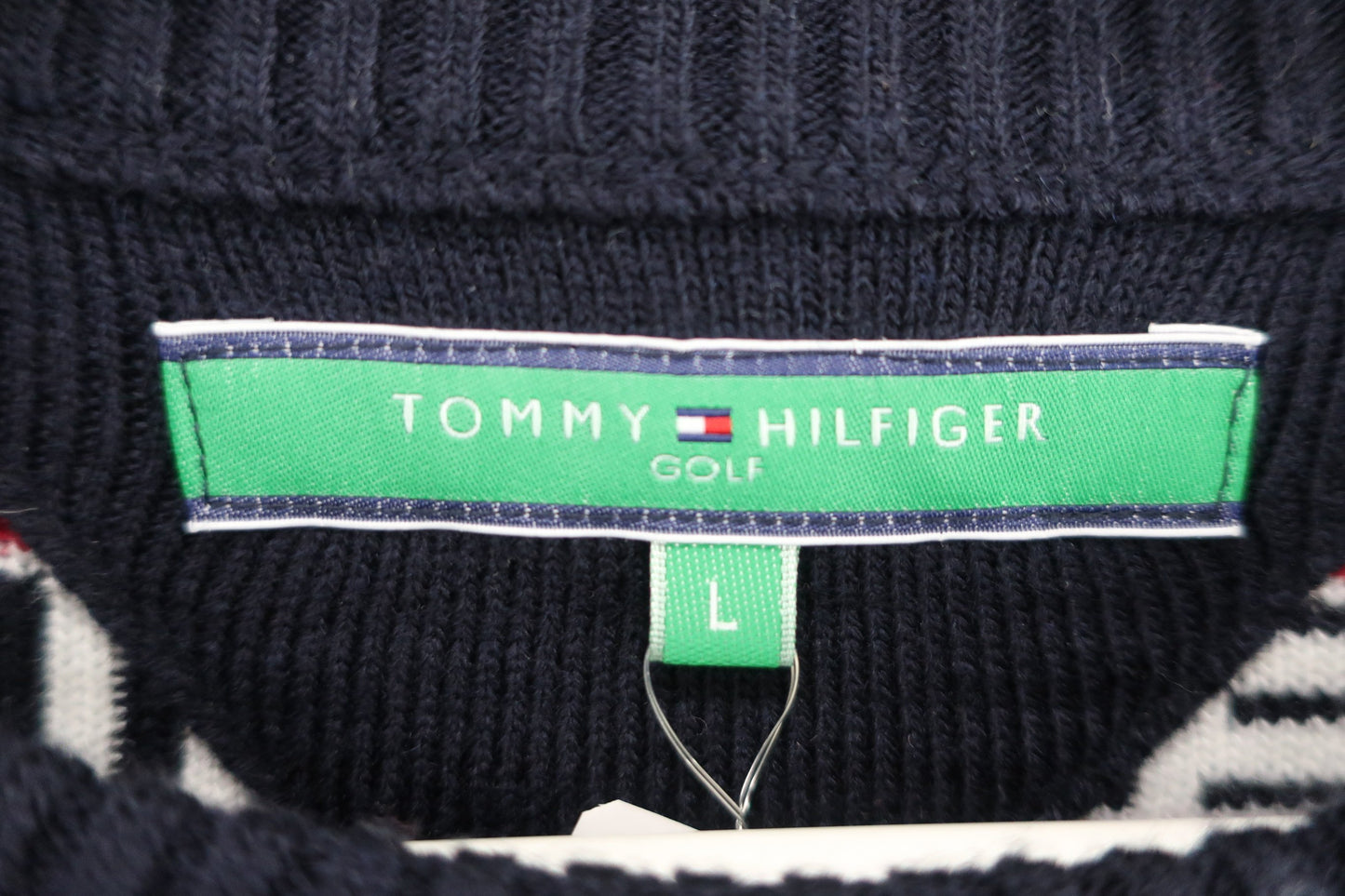 TOMMY HILFIGER GOLF(トミーヒルフィガーゴルフ) セーター ネイビー メンズ L A-2