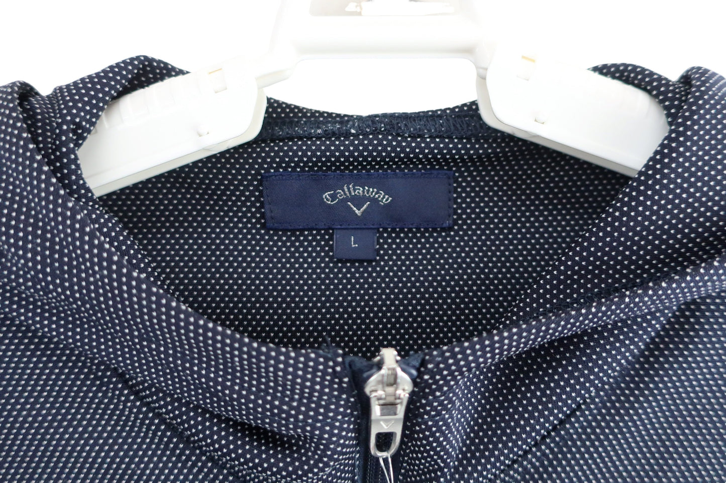 Callaway(キャロウェイ) パーカー ネイビー白ドット メンズ L 241-8158507 A-3