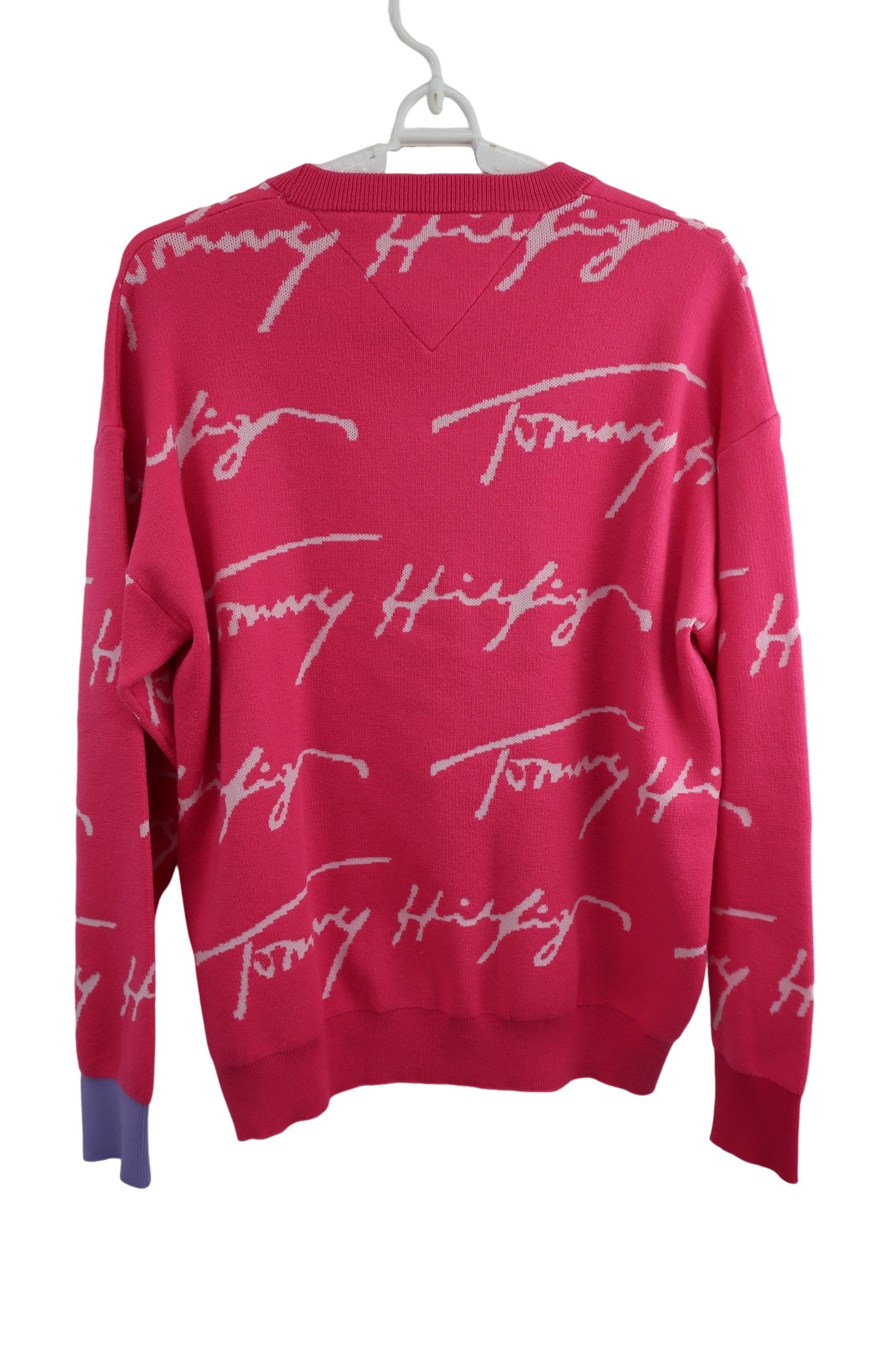 TOMMY HILFIGER GOLF(トミーヒルフィガーゴルフ) セーター ピンク レディース LL A-6