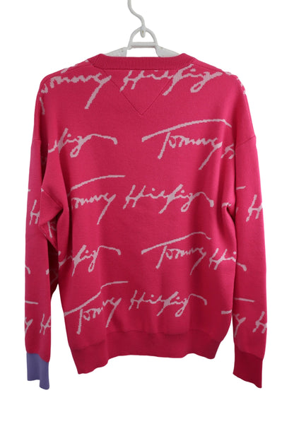 TOMMY HILFIGER GOLF(トミーヒルフィガーゴルフ) セーター ピンク レディース LL A-6