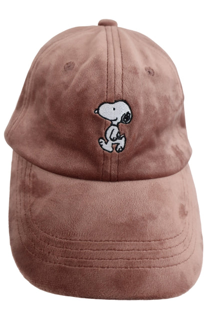 PEANUTS(ピーナッツ) キャップ ブラウンスヌーピー柄 レディース フリーサイズ A-5