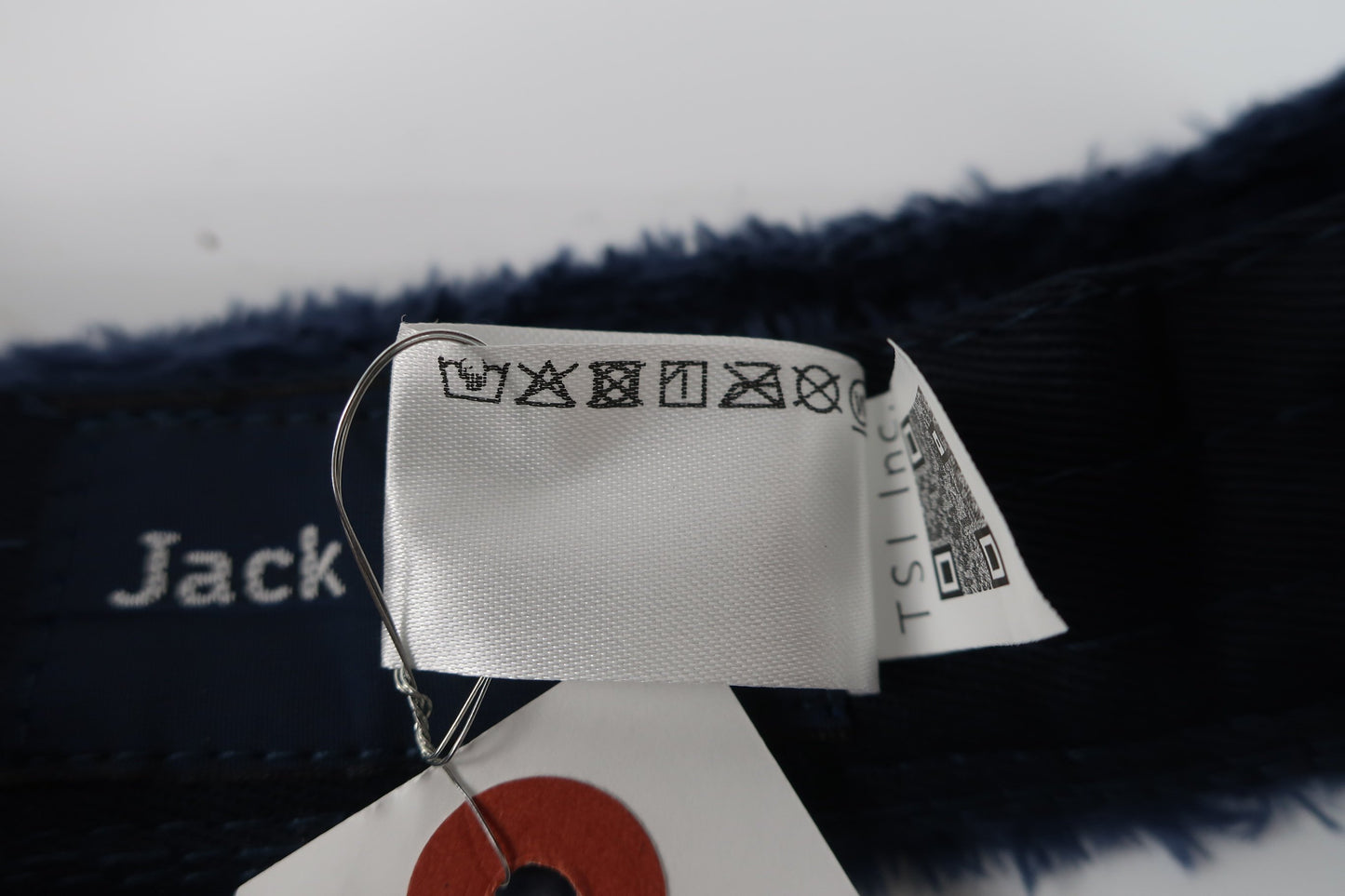 Jack Bunny(ジャックバニー) ボアサンバイザー ネイビー レディース フリーサイズ 262-2287101 A-9