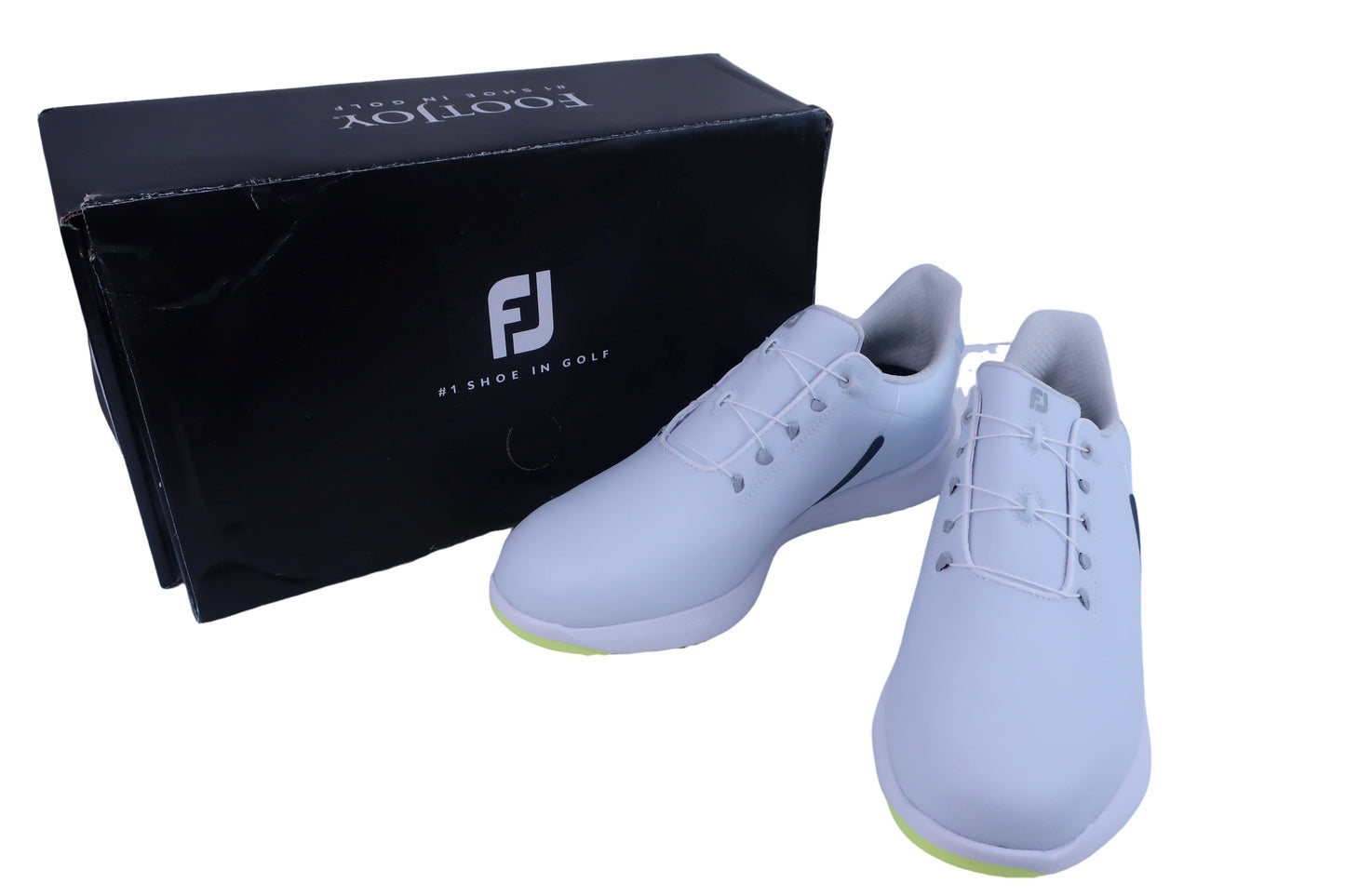 FOOTJOY(フットジョイ) ダイヤル式スパイクレスゴルフシューズ 白 メンズ 26.5cm 55460J N-1
