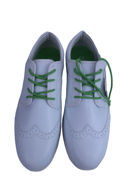 Foot Tech ゴルフシューズ 白黄緑 メンズ 27.0cm FT-303 N-2