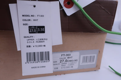 Foot Tech ゴルフシューズ 白黄緑 メンズ 27.0cm FT-303 N-3