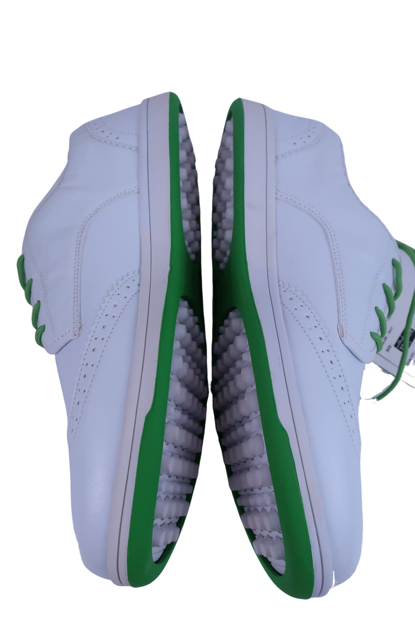 Foot Tech ゴルフシューズ 白黄緑 メンズ 27.0cm FT-303 N-5