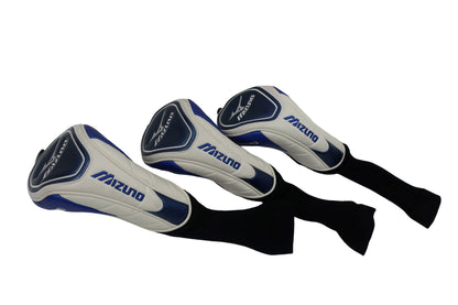 MIZUNO(ミズノ) ヘッドカバー3点セット 白青 FW用×3 B-1
