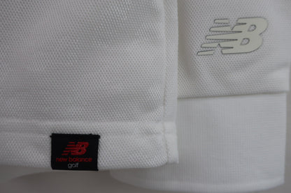 New Balance golf(ニューバランスゴルフ) ポロシャツ 白 メンズ 6 012-9261001 N-5