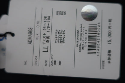 Admiral(アドミラル) 長袖ハーフジップシャツ 黒千鳥柄 メンズ LL ADMA968 N-2