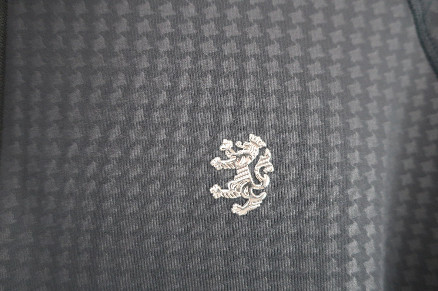 Admiral(アドミラル) 長袖ハーフジップシャツ 黒千鳥柄 メンズ LL ADMA968 N-3